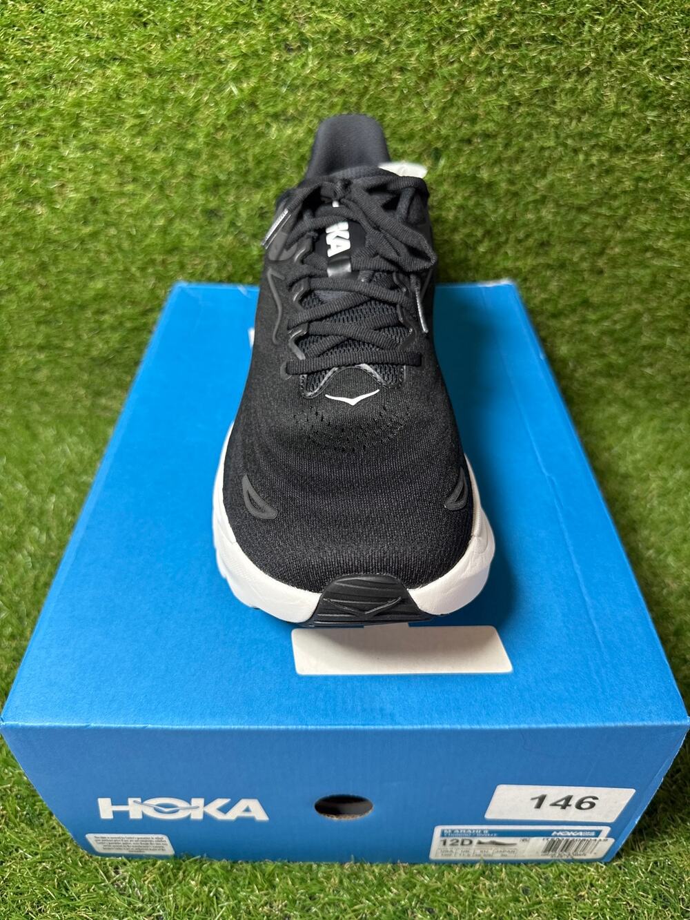 HOKA Arahi 8 Mens Running Shoes Black/White Size 12 D